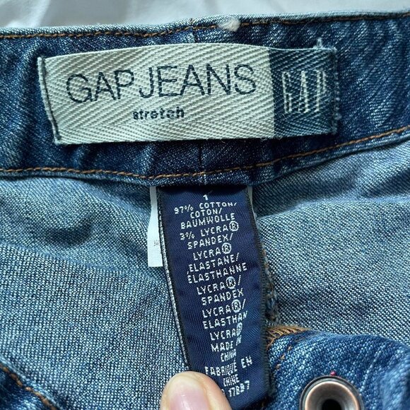 GAP Y2K Low Rise Trumpet Style Denim Midi Skirt - Picture 5 of 6